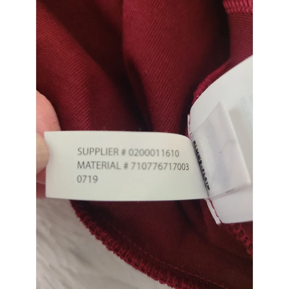 Polo Ralph Lauren Mens Quarter Snap Double Knit Pullover Burgundy Red Medium NWT - Picture 6 of 6